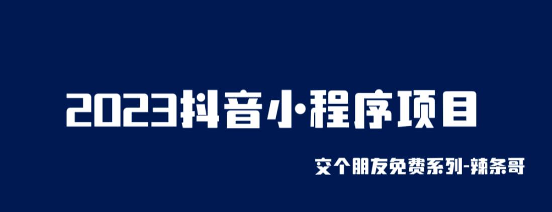 2023抖音小程序项目，变现逻辑非常很简单，当天变现，次日提现[揭秘]网赚教程-副业赚钱-互联网创业-手机赚钱-网赚项目-98副业网-精品课程-知识付费-网赚创业网98副业网